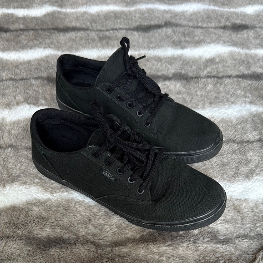 Vans Black Canvas Sneakers
